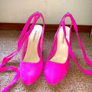 Neon Pink Heels